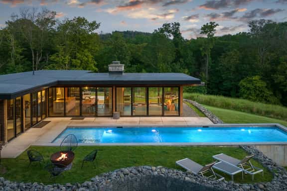 Glass House w/ Pool, Hot Tub & Catskill Views - Image 1