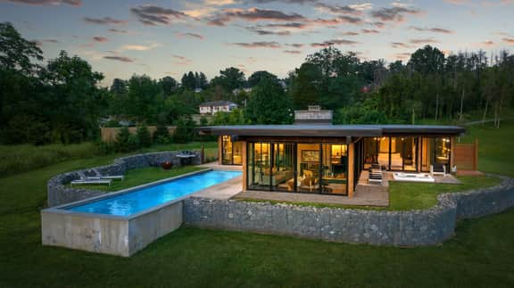 Glass House w/ Pool, Hot Tub & Catskill Views - Image 2